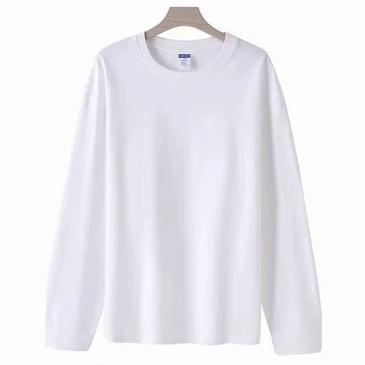 Mens T Shirts Casual Long Sleeve Cotton Moisture Wicking Heavyweight Tees Tanks Classic Loose Fit Tshirts for Men