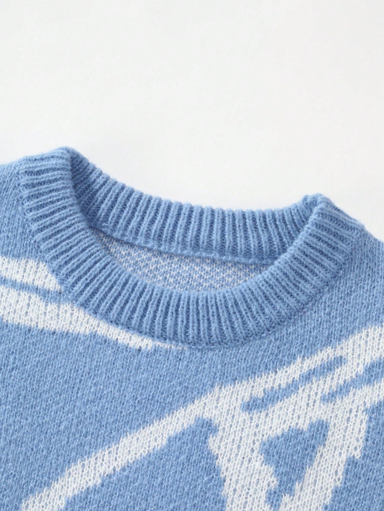 Manfinity Roghcode Men Graphic Pattern Drop Shoulder Sweater, for Fall Winter