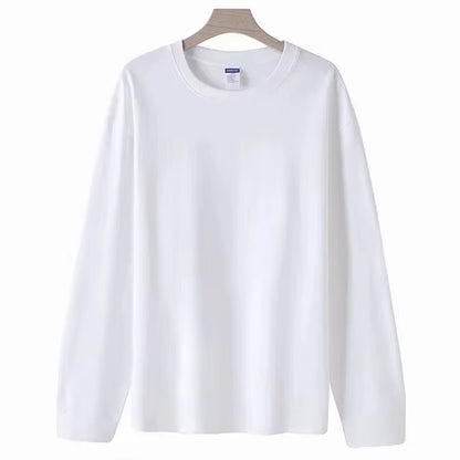 Mens T Shirts Casual Long Sleeve Cotton Moisture Wicking Heavyweight Tees Tanks Classic Loose Fit Tshirts for Men