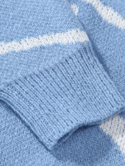 Manfinity Roghcode Men Graphic Pattern Drop Shoulder Sweater, for Fall Winter