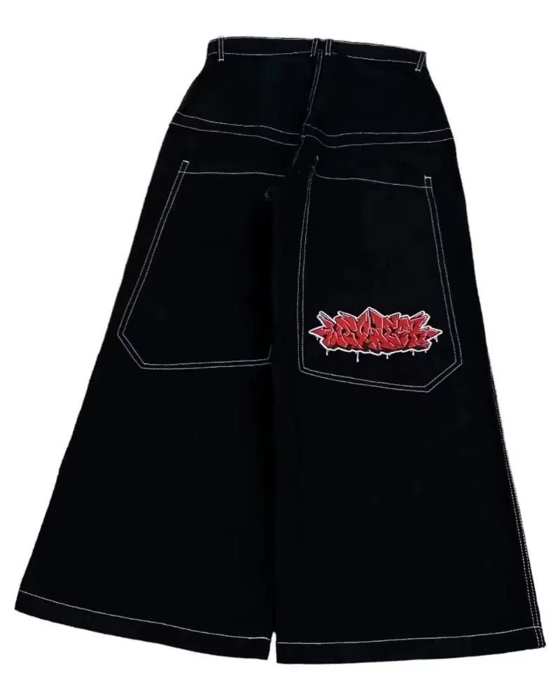 Y2K Baggy Jeans Vintage Embroidered High Quality Jeans Men Women Hip Hop Harajuku Goth Fashion Streetwear Casual Wide Leg Jeans